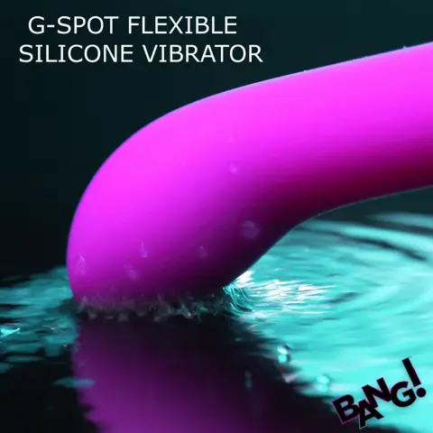 BANG! G-Spot Flexible Silicone Vibrator in Purple