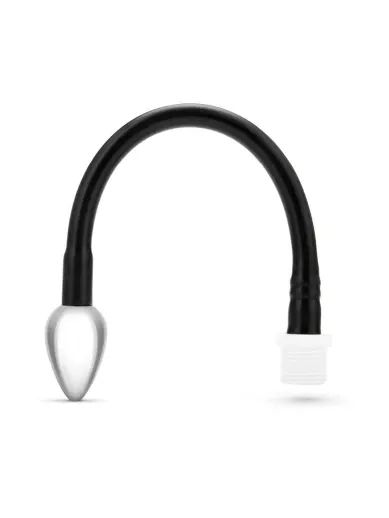 black anal douche 35mm length with 27mm ball