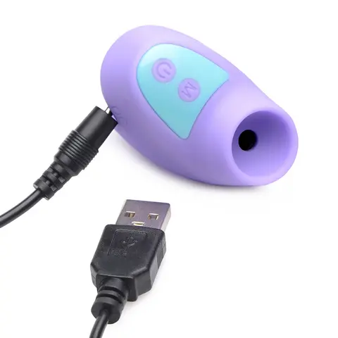 Shegasm Mini 12X Mini Silicone Clit Stimulator in Purple