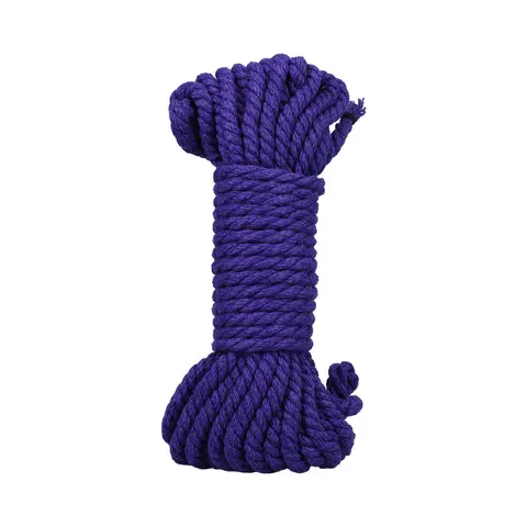 Merci Bind & Tie 6mm Hemp Bondage Rope 30 ' in Violet