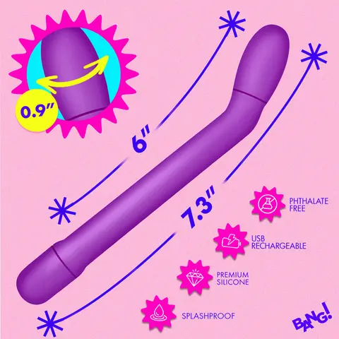 BANG! Slim G-Spot Vibrator in Purple