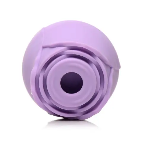 Bloomgasm 10X Wild Rose Silicone Suction Clit Stimulator in Purple