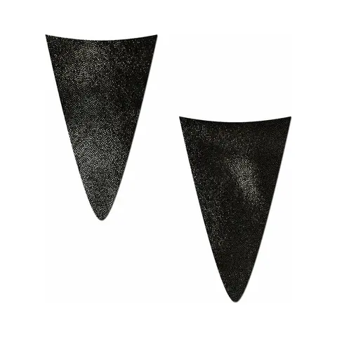 Pastease Strapless Bikini Merkins: Liquid Black Mini Bikini Merkin