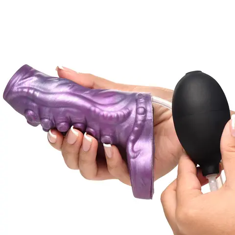 Creature Cocks Siphon Tentacle Squirting Silicone Penis Enhancer in Purple