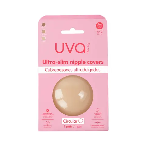 UVA Circular Nipple Covers in Nude