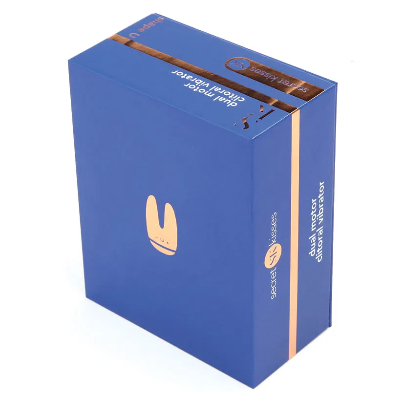 Secret Kisses Dual Motor Clitoral Vibrator in Blue