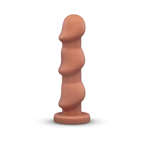 b-Vibe Headz 10.5 in. Multi-Bulb Dildo with Flared Base