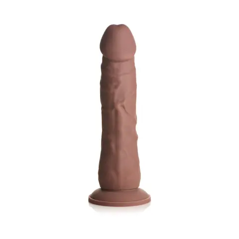 Easy Riders 7 in. Silicone Dildo in Dark
