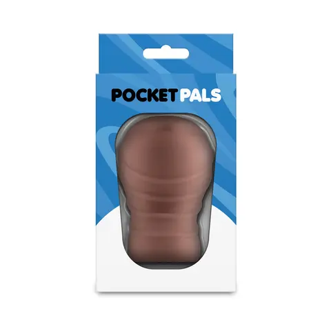 Pocket Pals Mouth Stroker in Brown