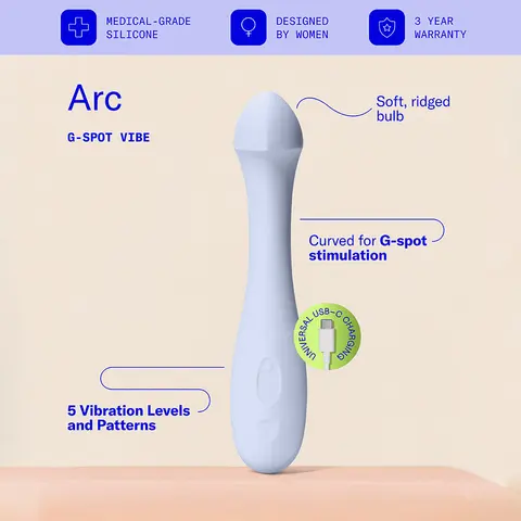 Dame Arc G-Spot Vibrator Ice