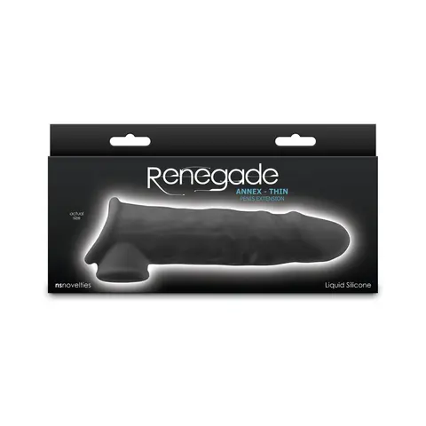 Renegade Annex Thin Penis Extension in Black