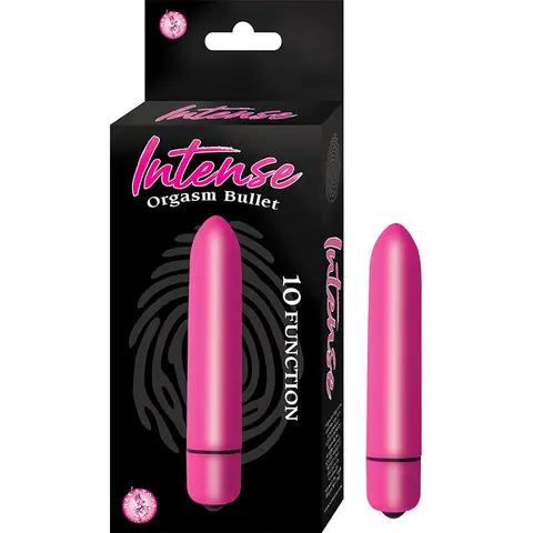 Intense Orgasm Bullet 10 Function Waterproof in Pink