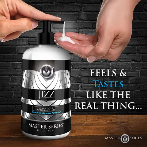 Master Series Jizz Cum-Scented Water-Based Lube 16 oz.