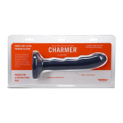 Tantus Charmer 8 in. G-Spot Dildo Sapphire