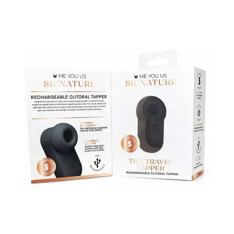 Me You Us Signature The Travel Tapper in Black