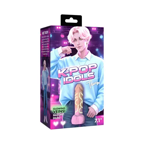 K-Pop Idols Taeon Silicone Dildo with Balls