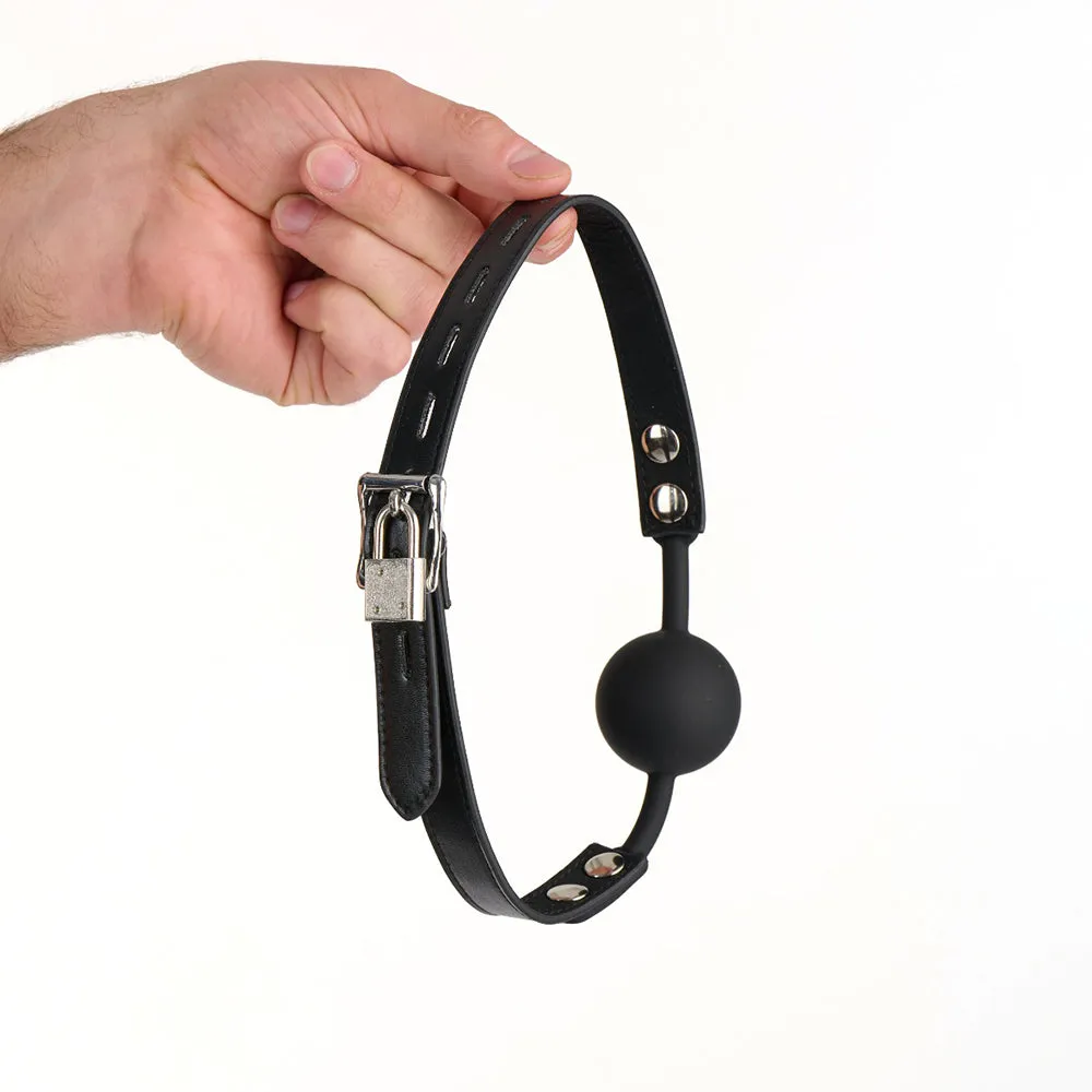 Me You Us Silicone Locking Ball Gag