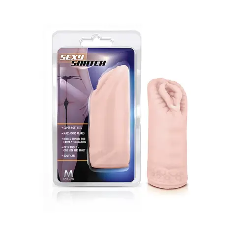 M for Men Sexy Snatch Vagina Stroker Beige