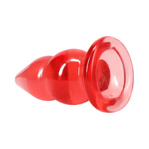 Crystal Jellies Double Pop Plug 6 in. in Pink