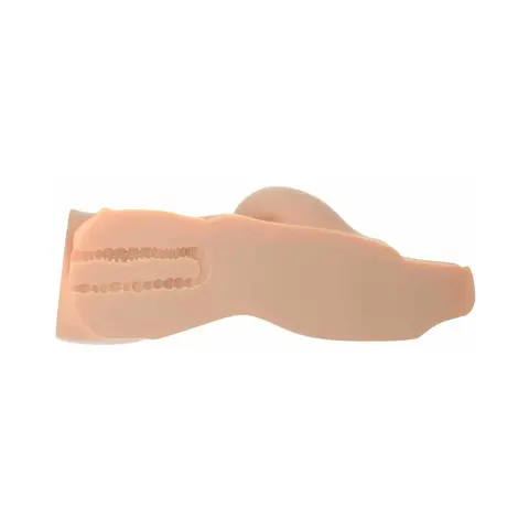 PDX Plus Perfect 10 Torso Dual Entry Masturbator in Beige