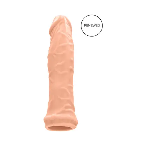 RealRock Realistic 6 in. Penis Sleeve Extender in Beige