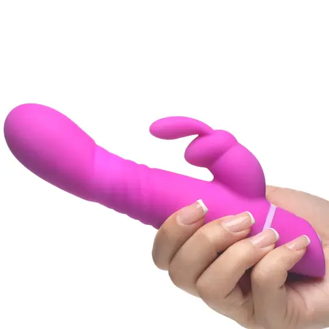 BANG! Silicone Rabbit Vibrator in Purple