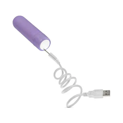 Gaia Eco Rechargeable Bullet Vibrator in Lilac