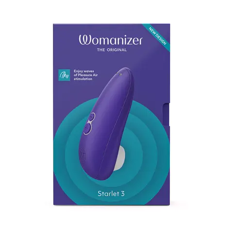 Womanizer Starlet 3 Rechargeable Silicone Compact Pleasure Air Clitoral Stimulator Turquoise