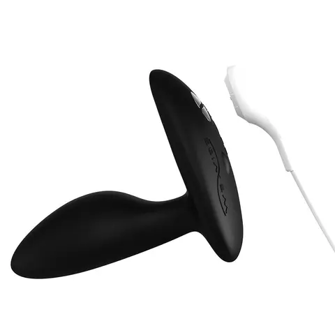 We-Vibe Ditto+ Rechargeable Remote Control Vibrating Anal Plug Satin Black