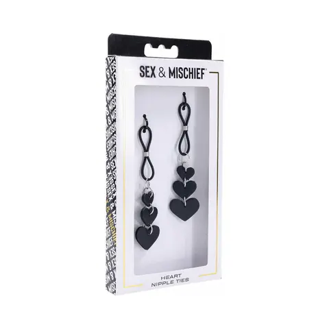 Sportsheets Sex & Mischief Heart Nipple Ties
