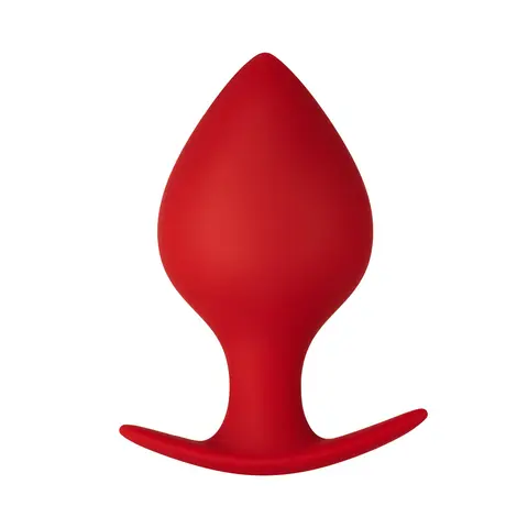 Forto F-60 Spade Silicone Anal Plug Medium in Red