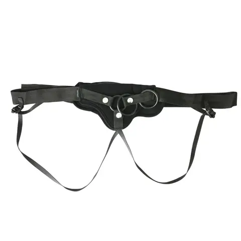 Sportsheets Curvy Collection Divine Plus Size Adjustable Strap-On Harness Black