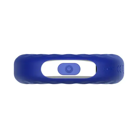 Forto F-15 Rechargeable Silicone Vibrating Cockring Blue