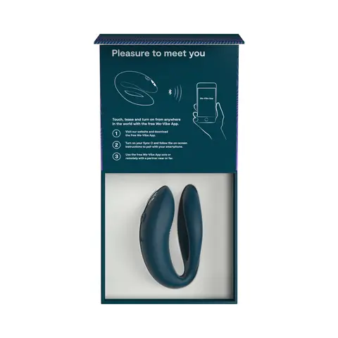 We-Vibe Sync O Rechargeable Remote Control Couples Vibrator Velvet Green