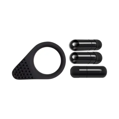 Zero Tolerance Black Knight Vibrating Cockring Black