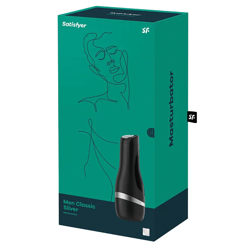 Satisfyer Men Classic Silver Masturbator Silver