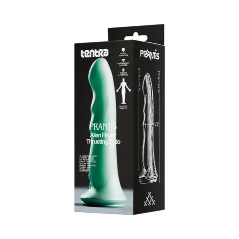 Tentra Prantis Alien Finger Thrusting Dildo Green