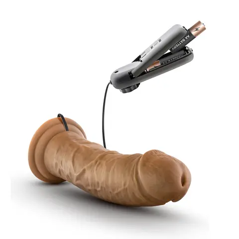 Dr. Skin Dr. Joe Realistic 8 in. Vibrating Dildo in Tan