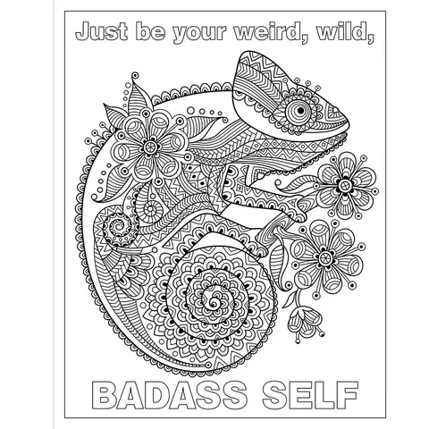 F*cking Fantastic: A Colossal Kick-Ass Coloring Book