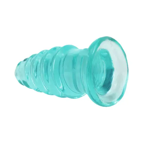 Crystal Jellies Anal Twist 5 in. in Teal