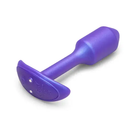 b-Vibe Smart Snug Plug 1 Small Weighted & Vibrating App-Controlled Silicone Butt Plug