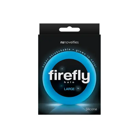 Firefly Halo Cock Ring Large in Blue