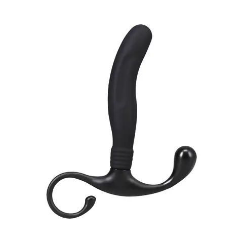 OptiMALE Smooth Silicone P-Massager Black