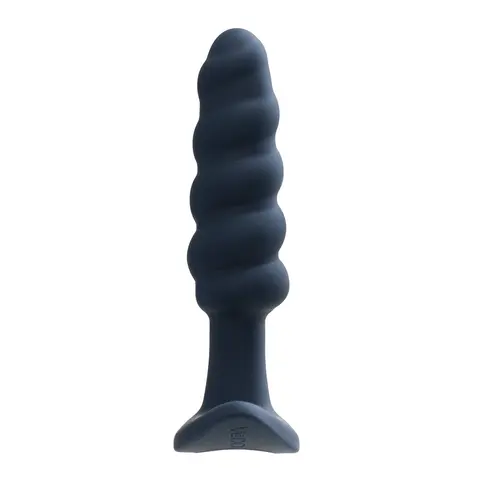 VeDO Twist Rechargeable Silicone Vibrating Anal Plug in Black