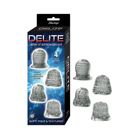 Delite Jerk It Stroker Kit in Smoke
