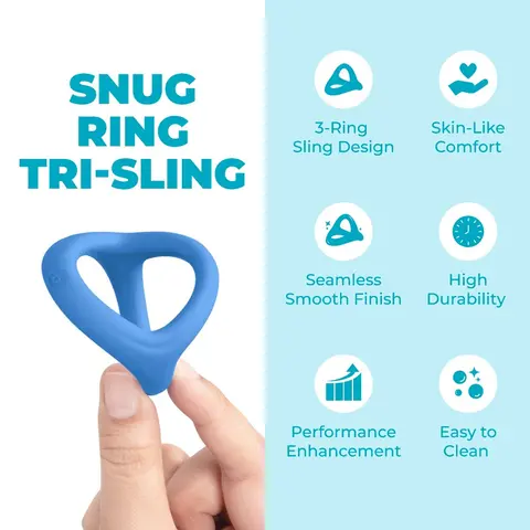 b-Vibe Snug Ring Tri-Sling Silicone C-Ring