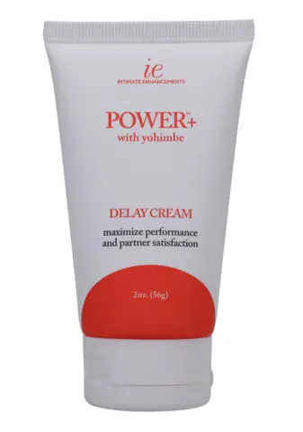 Intimate Enhancements Power+ with Yohimbe - Delay Cream for Men