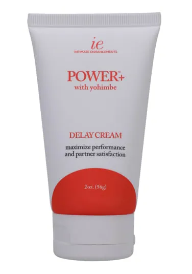 Intimate Enhancements Power+ with Yohimbe - Delay Cream for Men