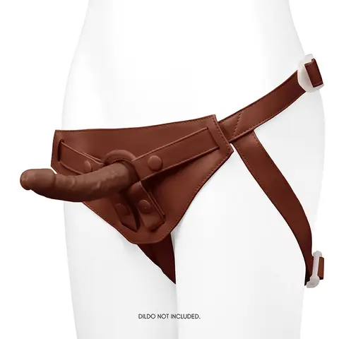 Together Tones NudeFit FlexCurv Strap-On Harness in Dark