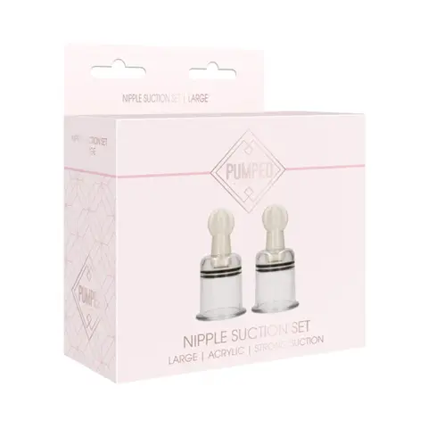 Pumped Nipple Suction Set Rose Large
